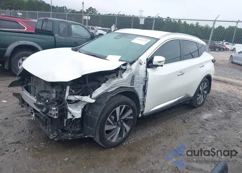 2022 Nissan Murano Sl Fwd from USA, damaged, VIN 5N1AZ2CJ0NC124491
